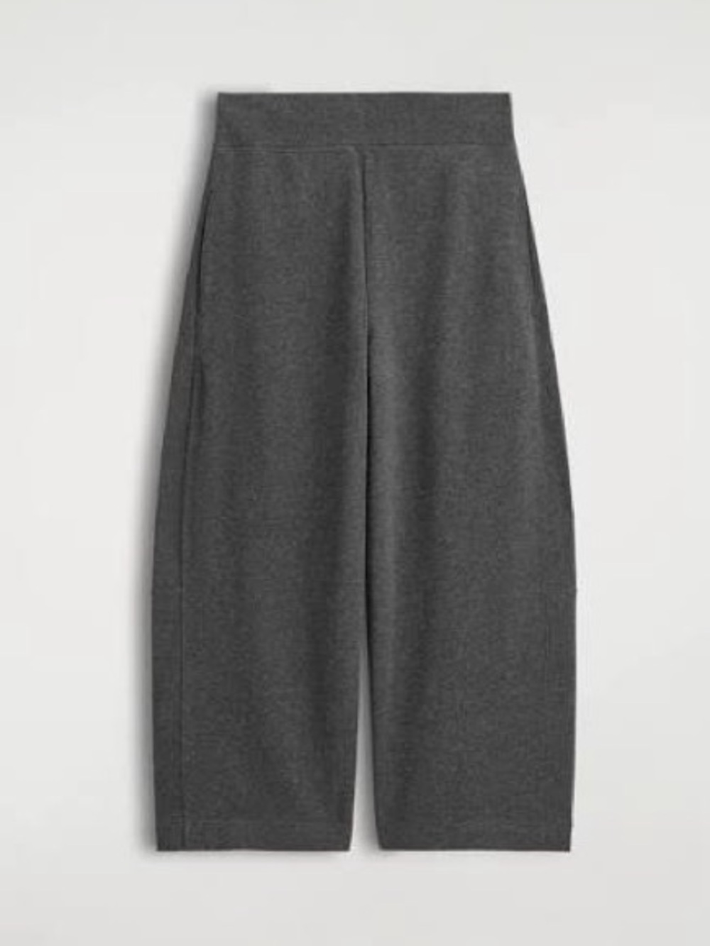COS Black Wide-Leg Sweatpants with Back Patch Pocket